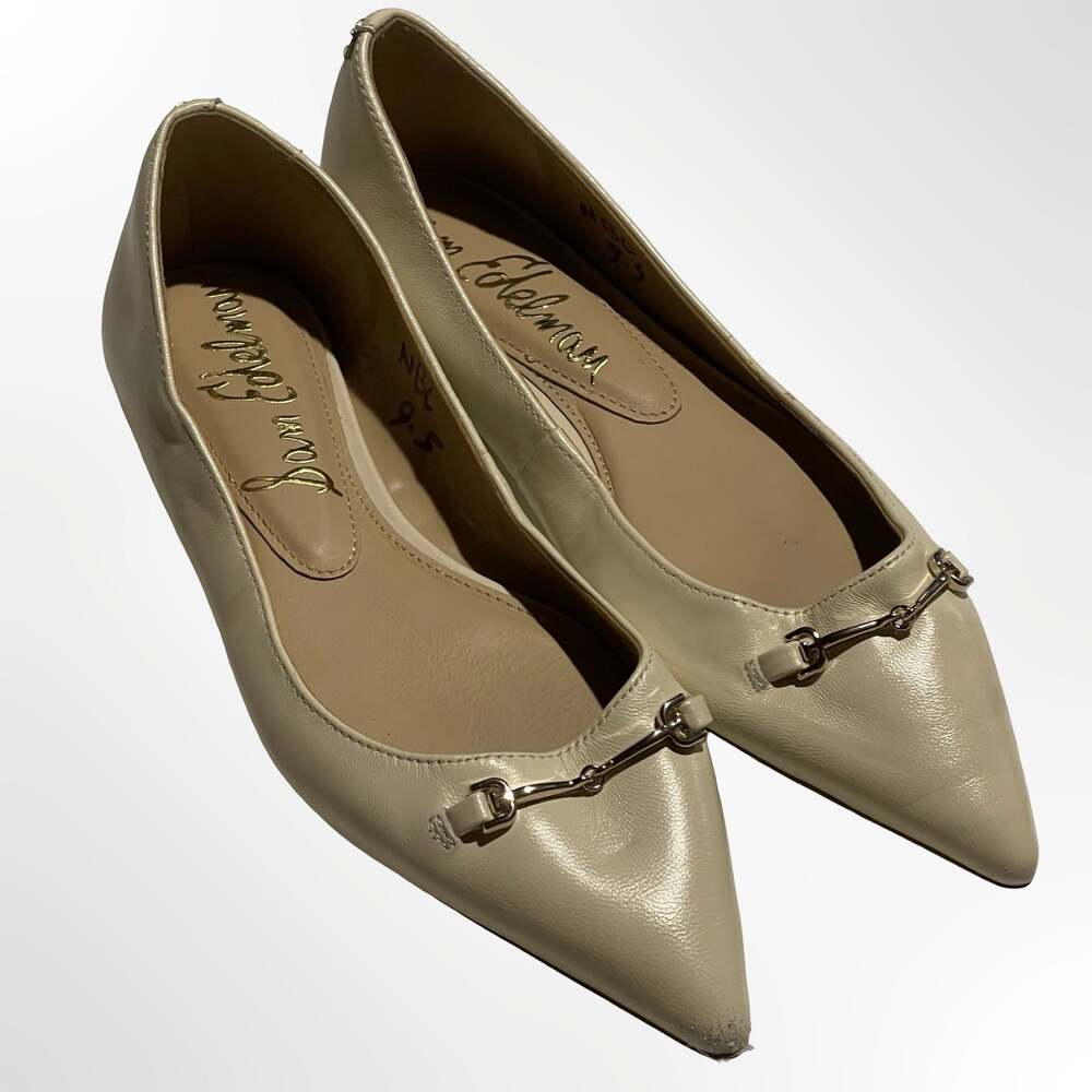 Sam Edelman Nori Pointed Toe Leather Flats